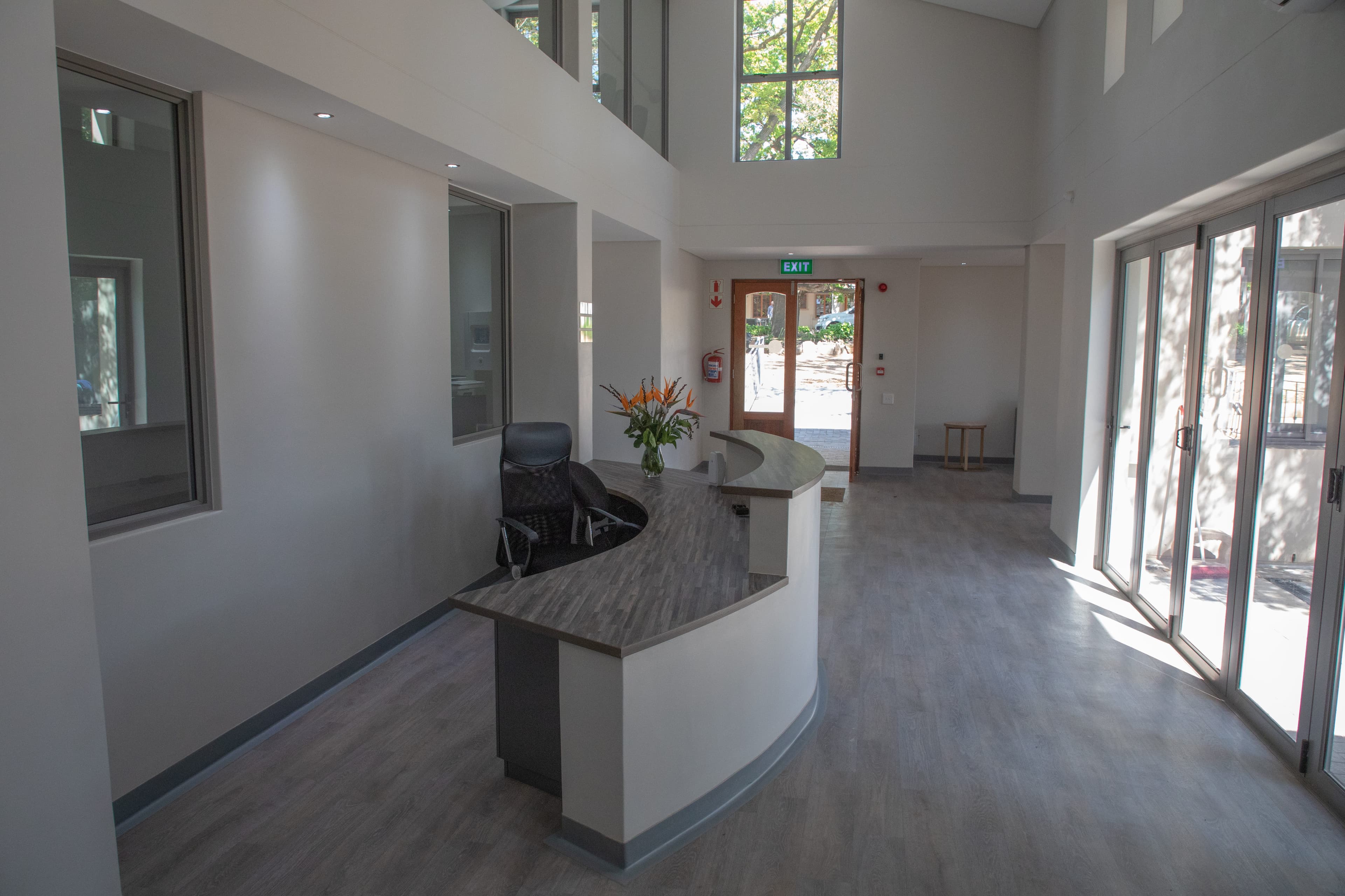 Bloemendal Clinic garden walkway